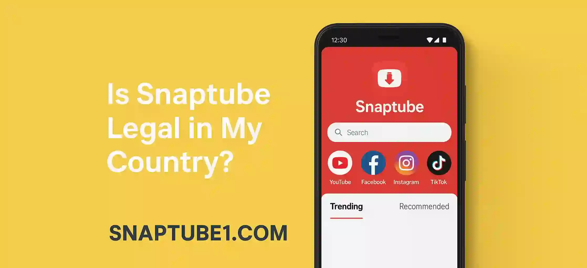 Is Snaptube Legal in My Country?