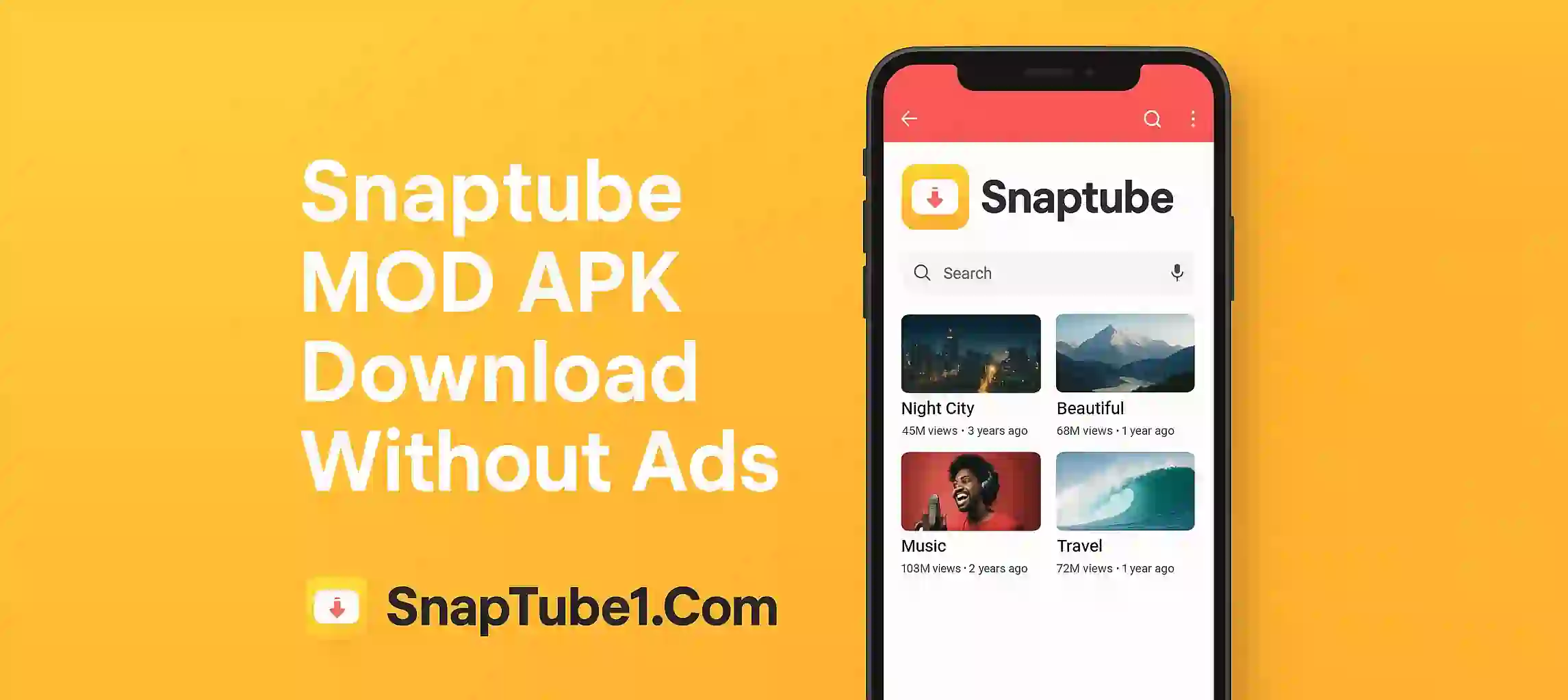 Snaptube MOD APK Download Without Ads